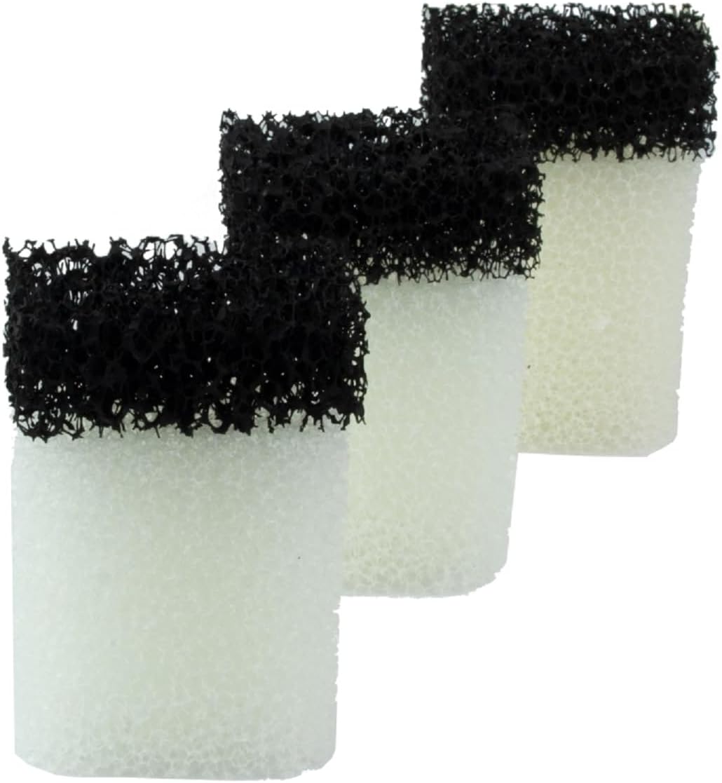 Interpet Monthly Service Kit for Interpet PF Mini Aquarium Power Filter, floss and carbon bonded replacement foams (Pack of 3),Small