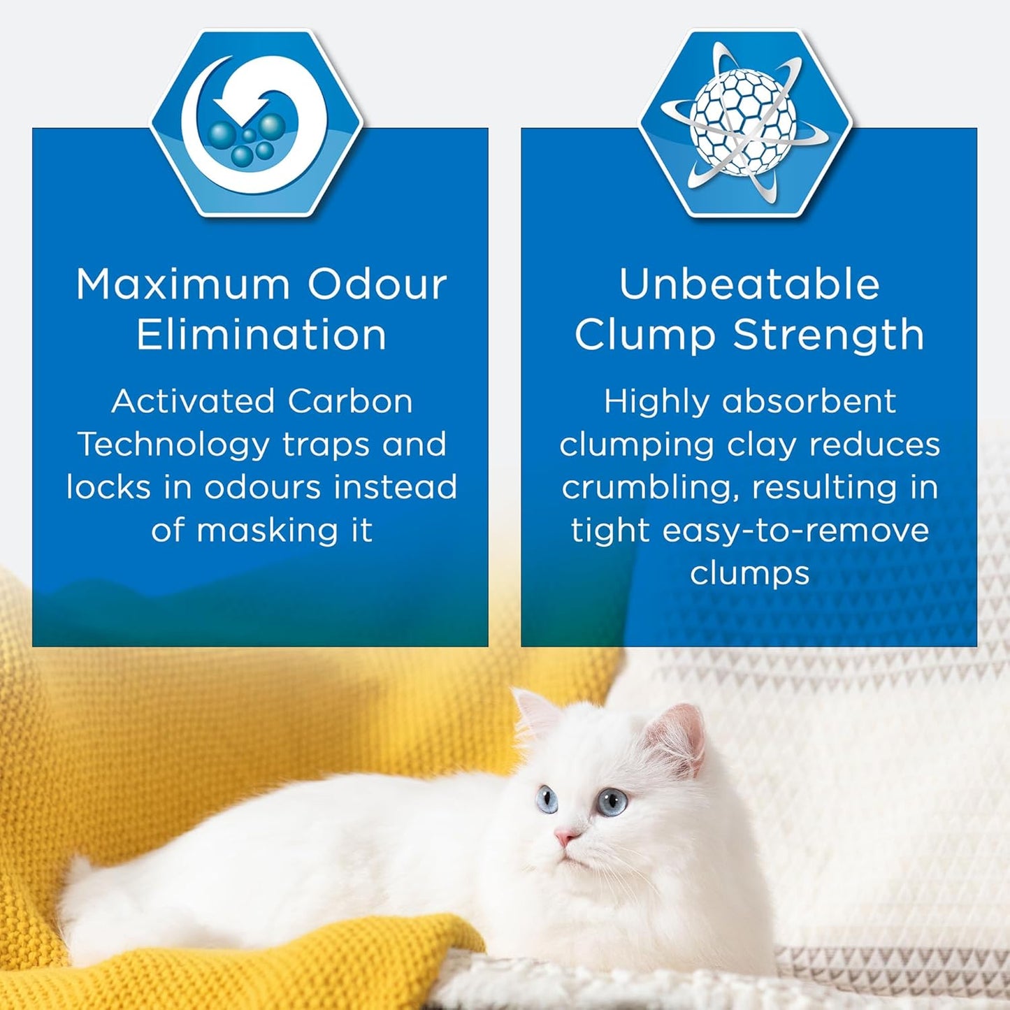 Ever Clean Clumping Cat Litter, Lavender Scented for Long-lasting freshness, Maximum Odour Elimination, 10L