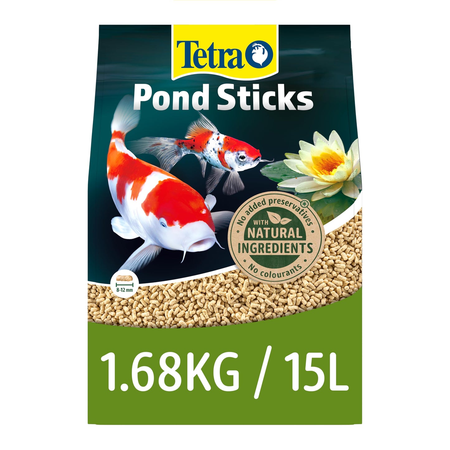 Tetra Pond Fish Food Sticks 450g - biologically balanced for pond fish