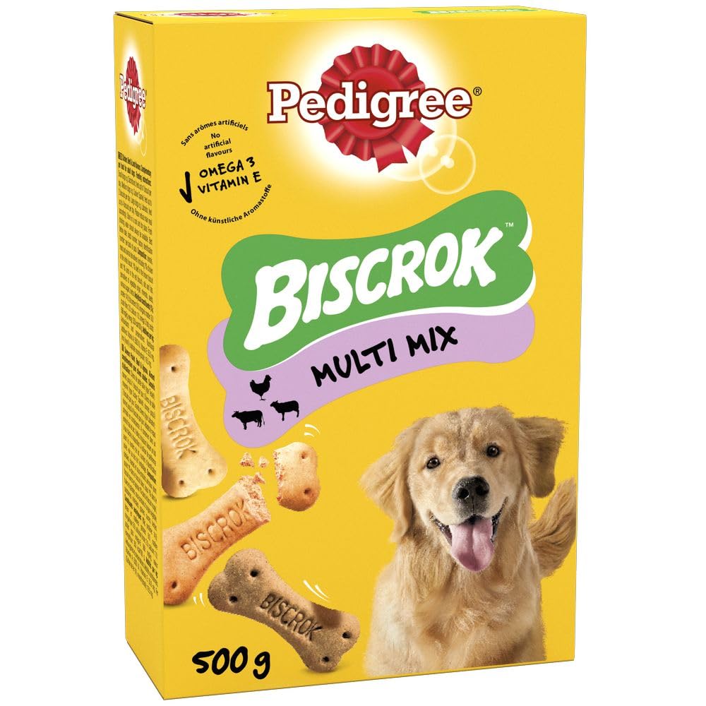 Pedigree Biscrok Original 10 kg Snacks, Dog Treats Gravy Bones Biscuits Dog Treats, Megapack