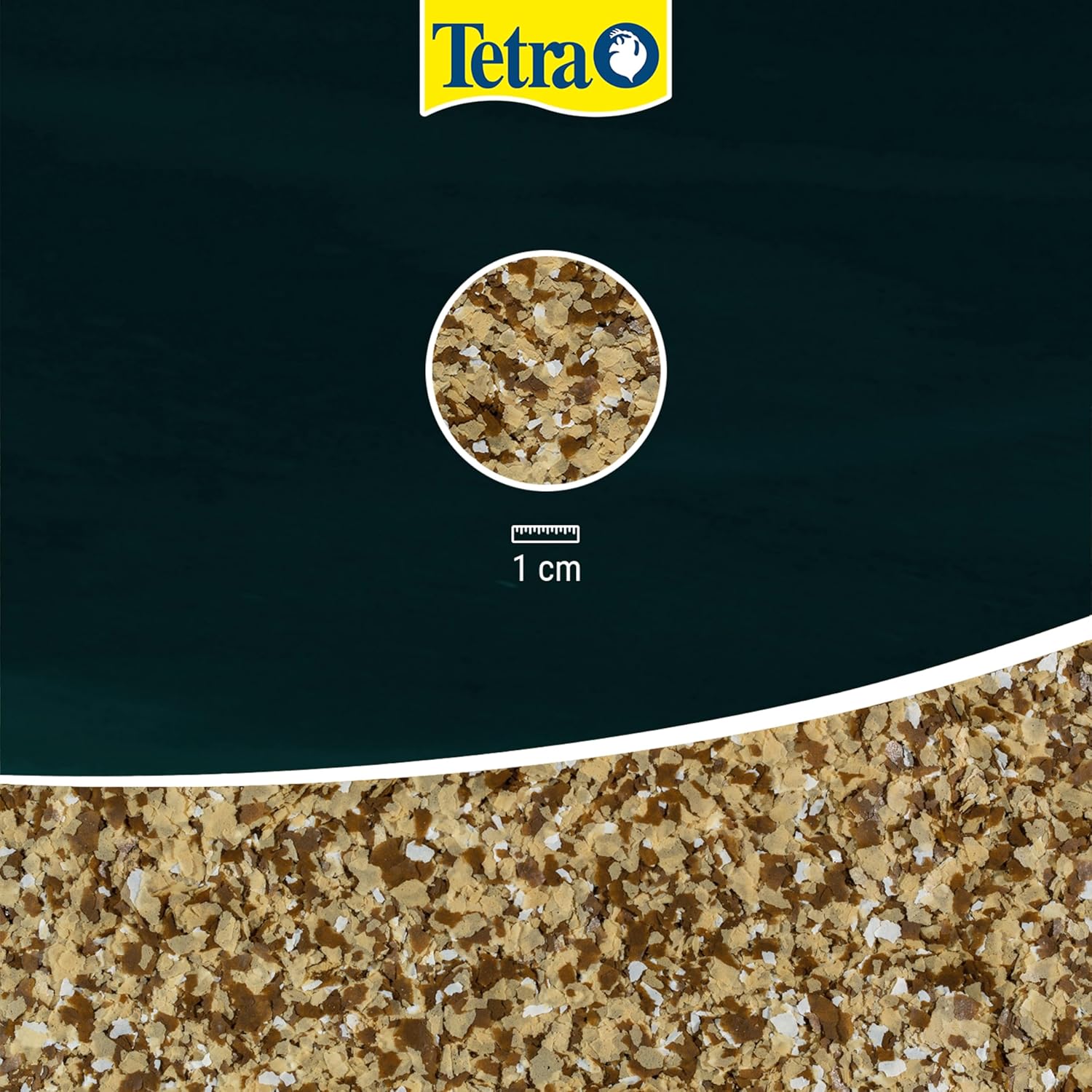 Tetra Pond Flakes, Complete Fish Food for Small and Young Pond Fish, 1 Litre